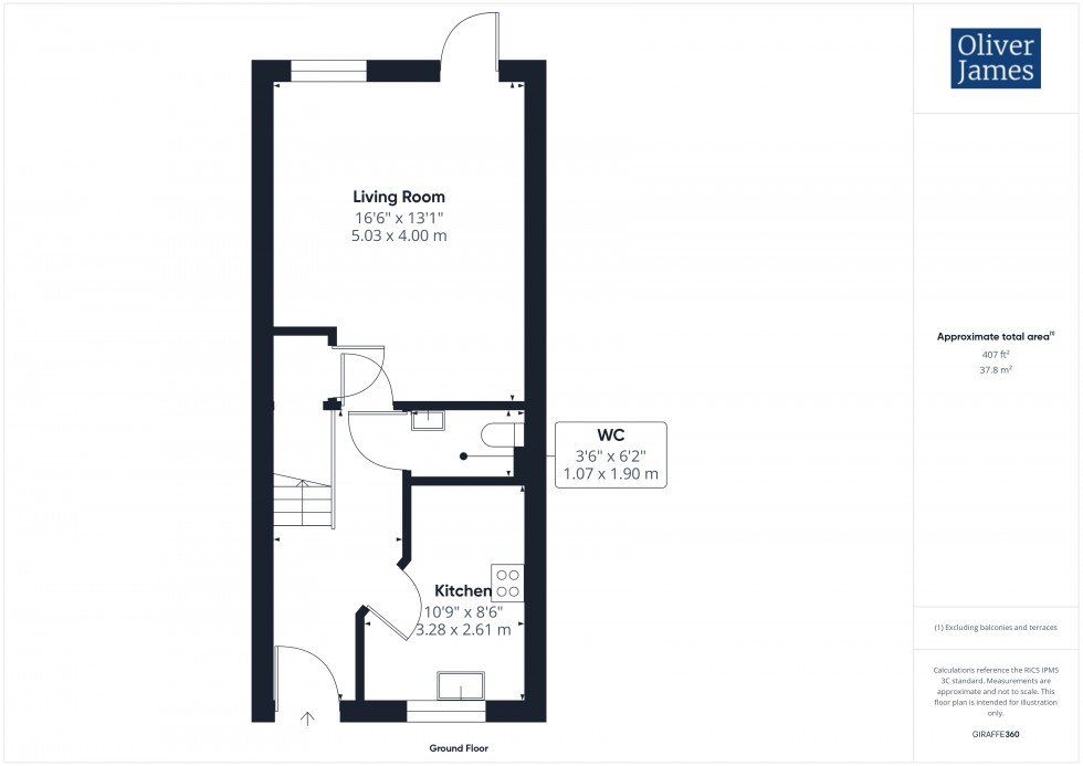 Floorplan for Ash Tree Avenue, Godmanchester, PE29