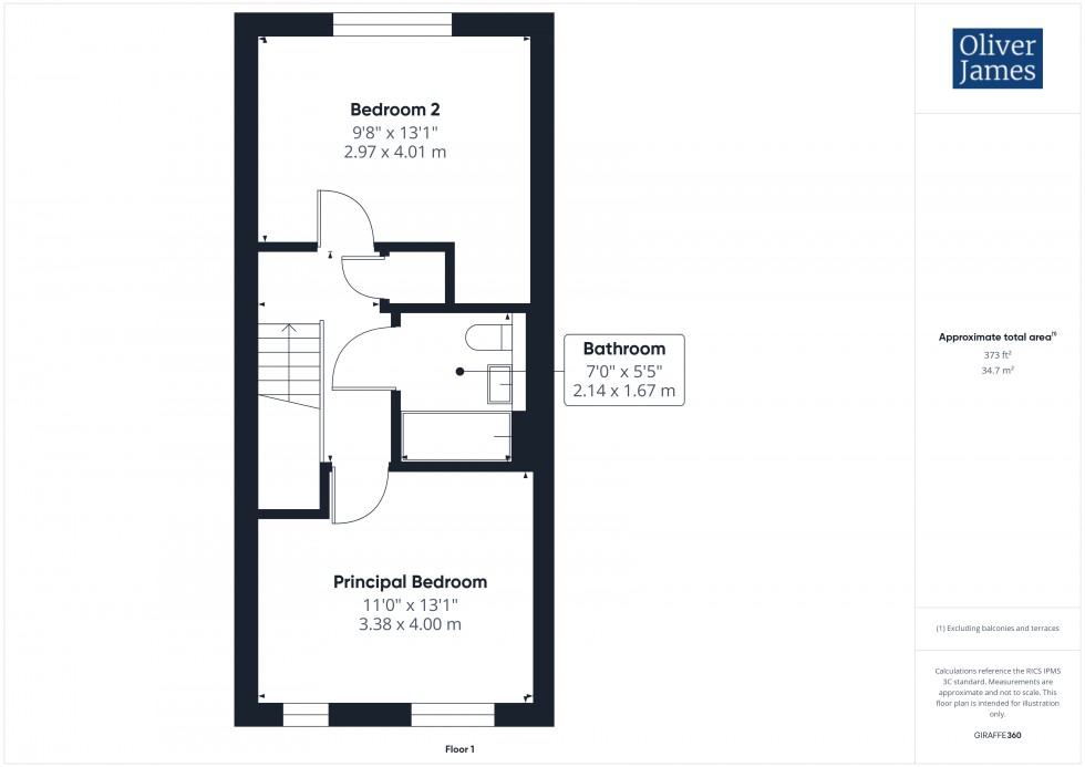 Floorplan for Ash Tree Avenue, Godmanchester, PE29