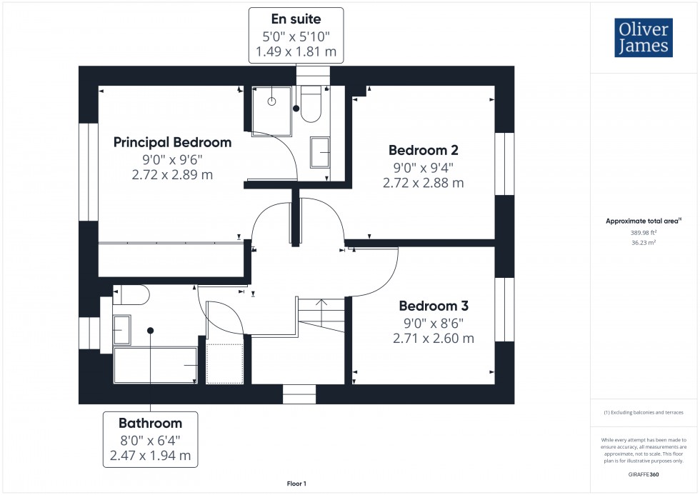 Floorplan for Hawk Drive, Hartford, PE29