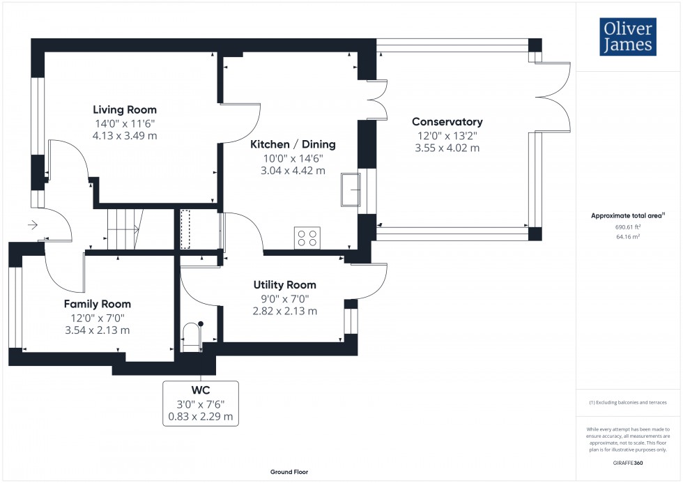 Floorplan for Thirlmere, Huntingdon, PE29