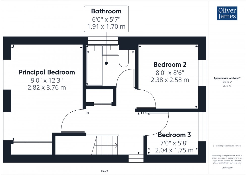 Floorplan for Thirlmere, Huntingdon, PE29