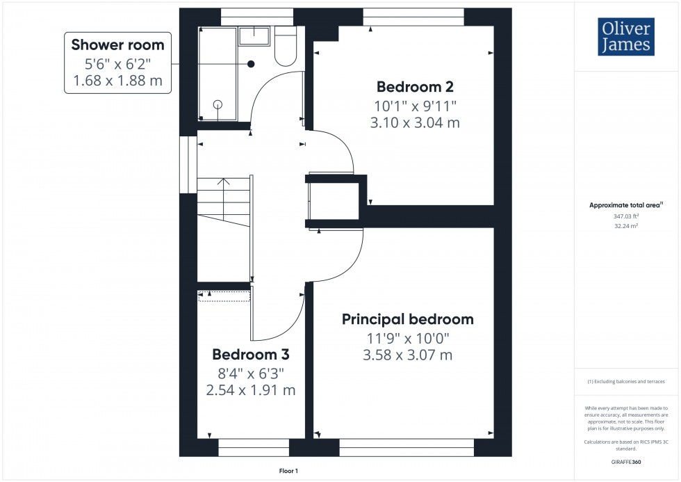 Floorplan for Papyrus Way, Sawtry, PE28