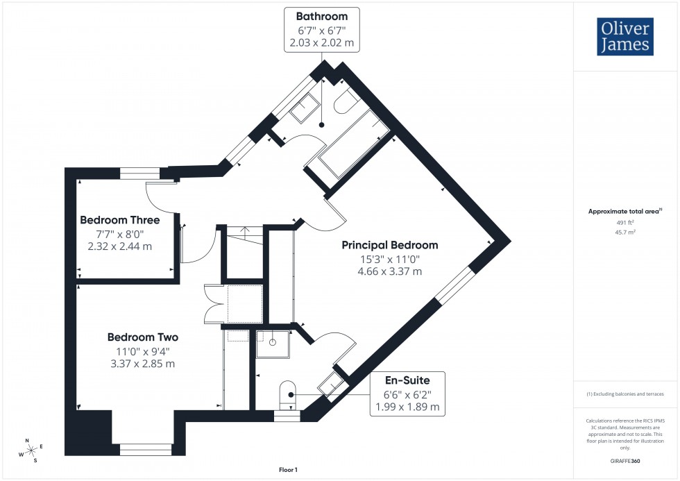Floorplan for Cromwell Drive, Huntingdon, PE29