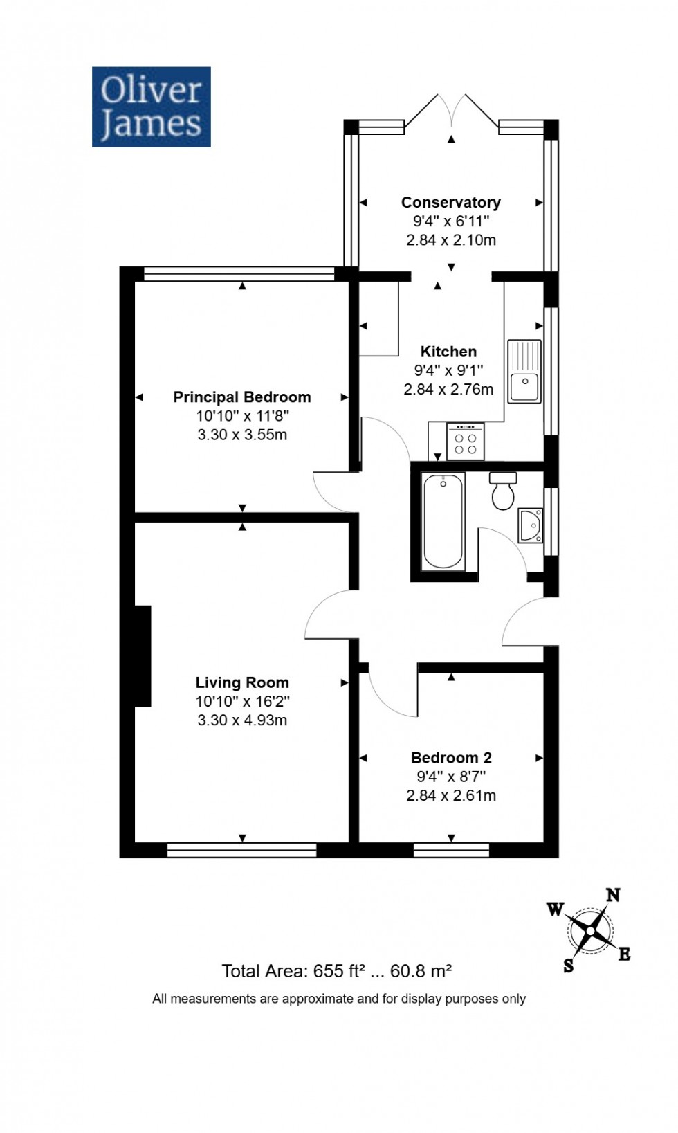 Floorplan for Whitehouse Road, Sawtry, PE28