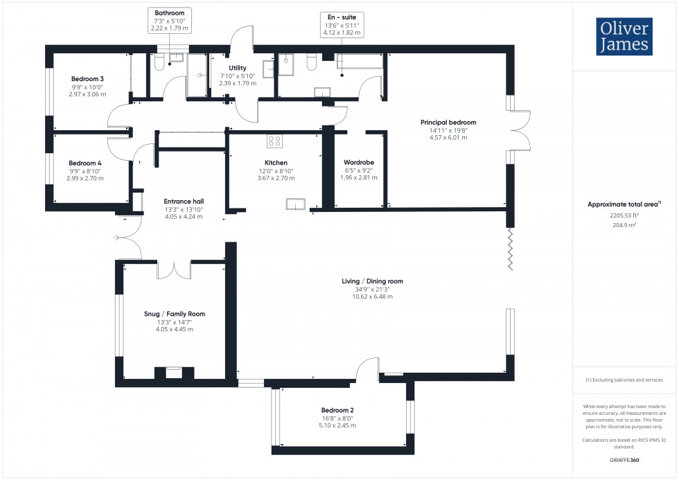 Floorplan for Buckden Road, Brampton, PE28