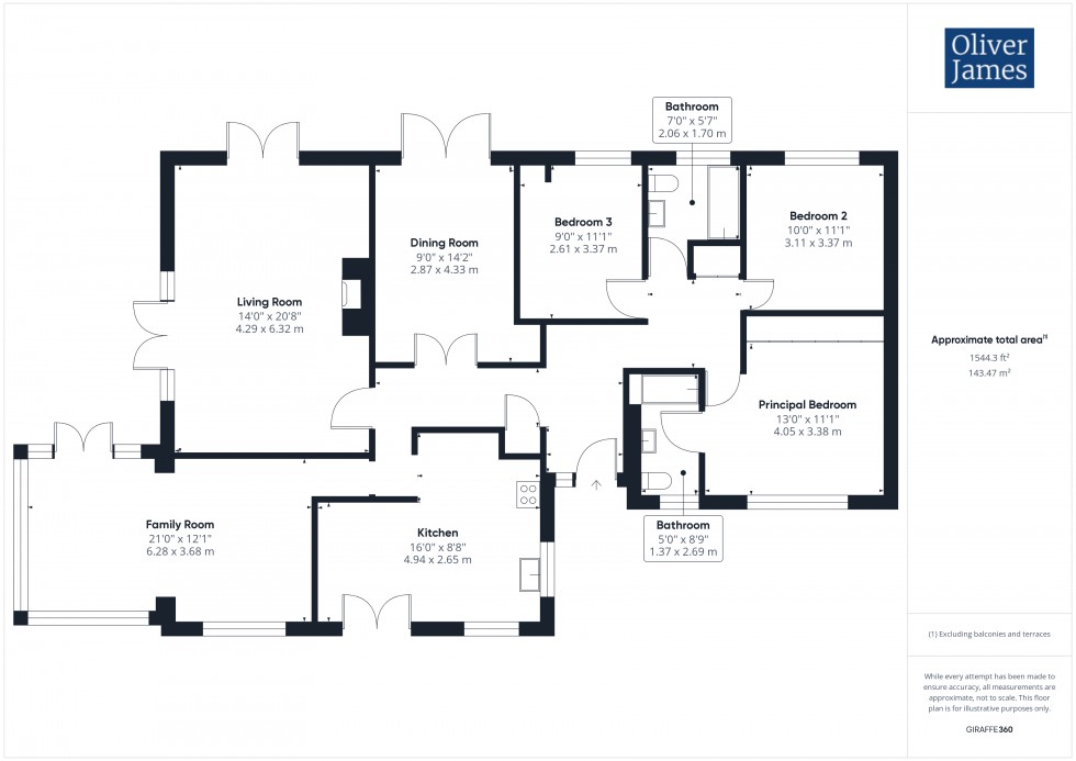 Floorplan for Ermine Street, Great Stukeley, PE28