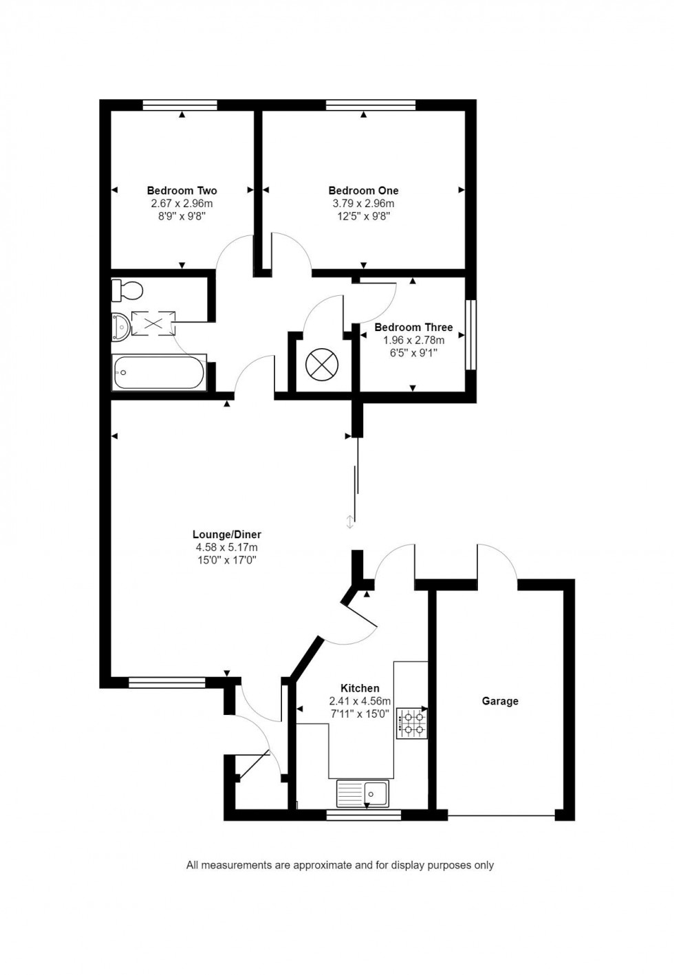 Floorplan for Whitton Close, Swavesey