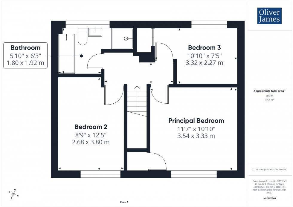 Floorplan for The Whaddons, Huntingdon, PE29