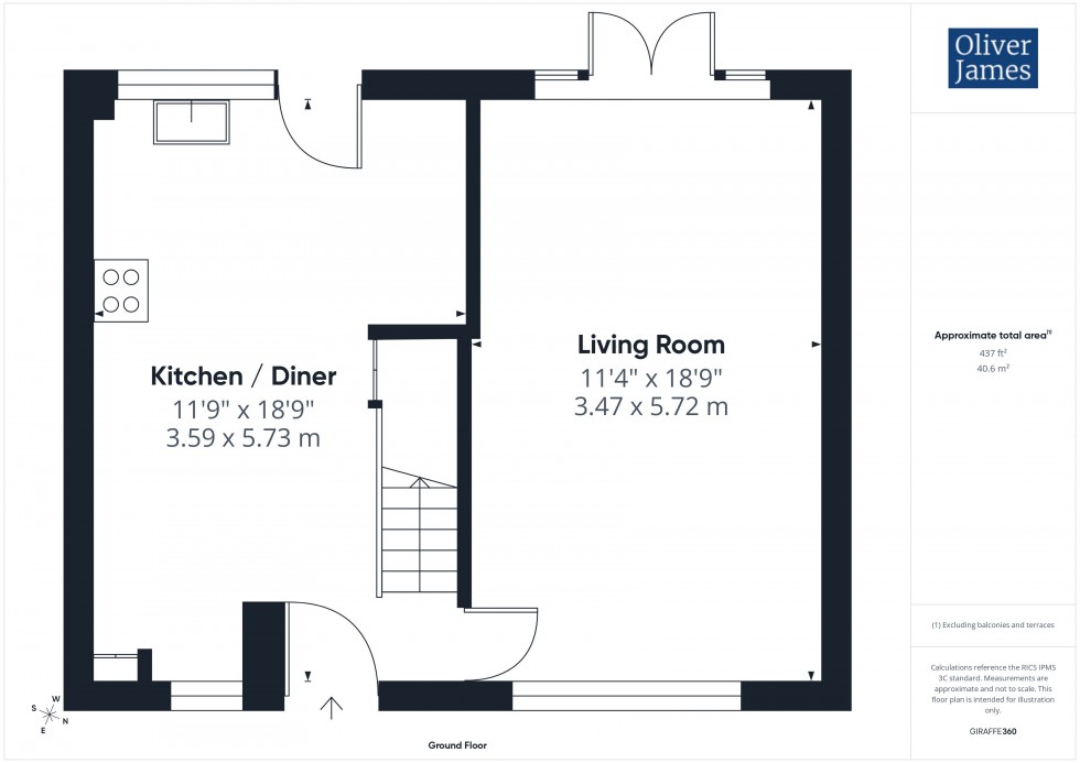 Floorplan for The Whaddons, Huntingdon, PE29