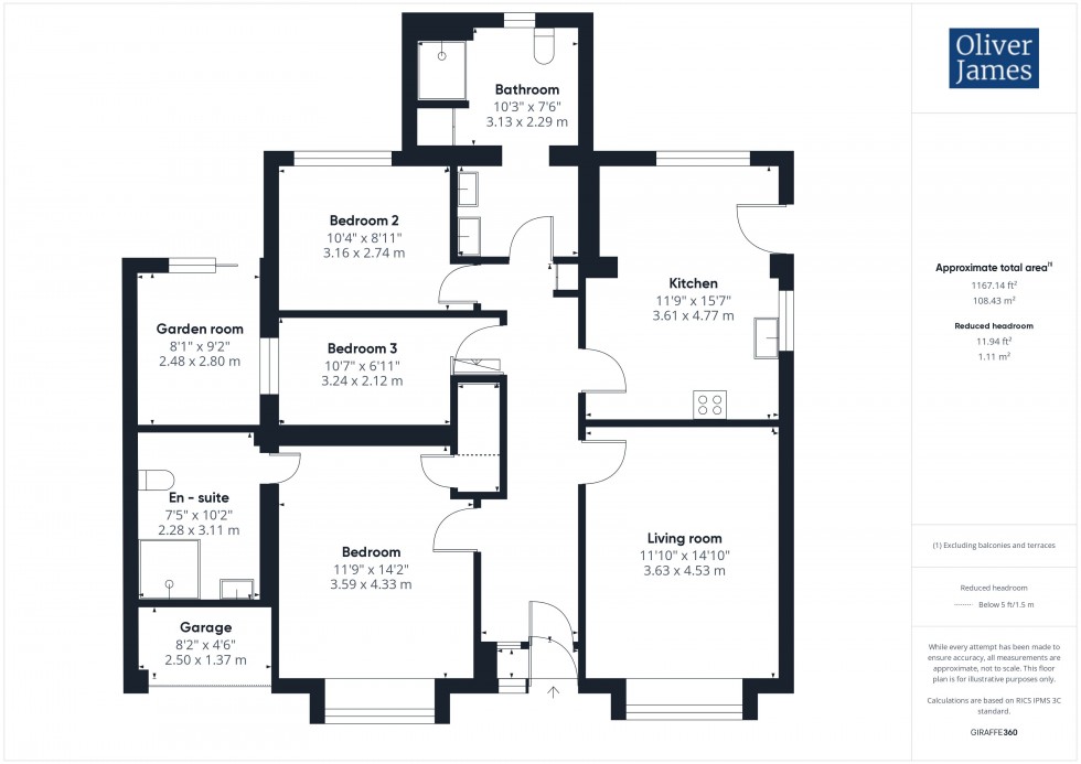 Floorplan for Nelson Road, Hartford, PE29