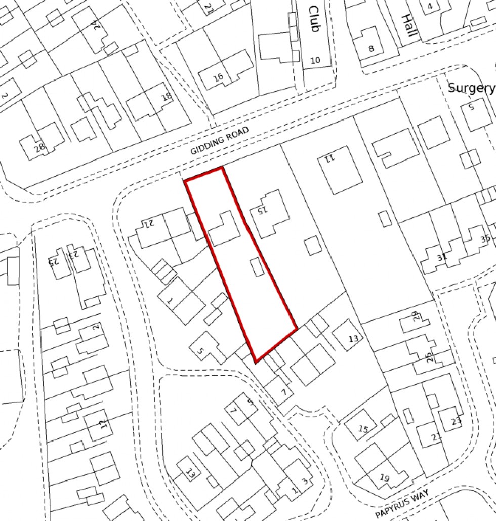 Floorplan for Gidding Road, Sawtry, PE28