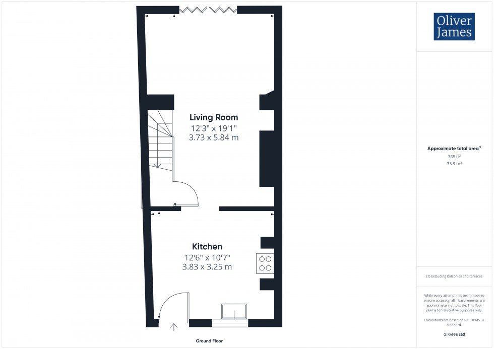 Floorplan for Great Northern Street, Huntingdon, PE29