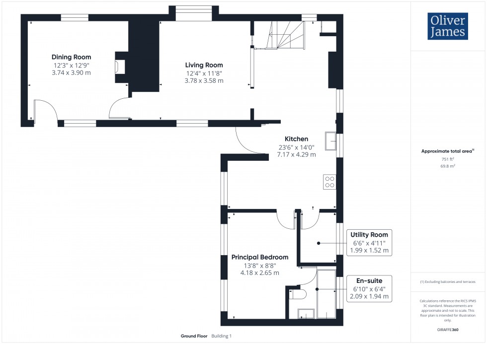 Floorplan for High Street, Alconbury Weston, PE28
