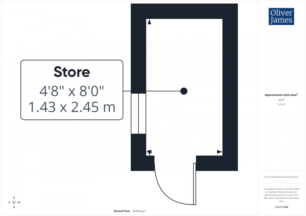 Floorplan for Moyne Road, Sawtry, PE28