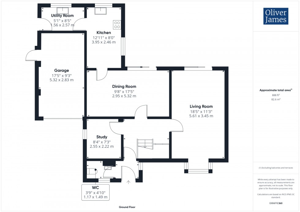 Floorplan for Newton Road, Sawtry, PE28