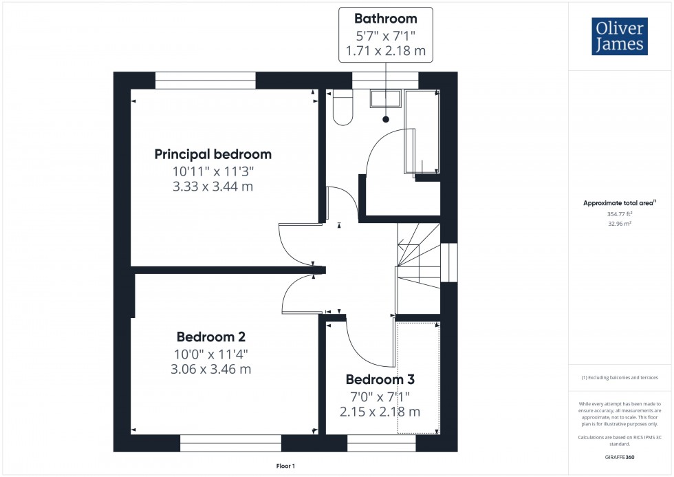 Floorplan for Windsor Road, Godmanchester, PE29