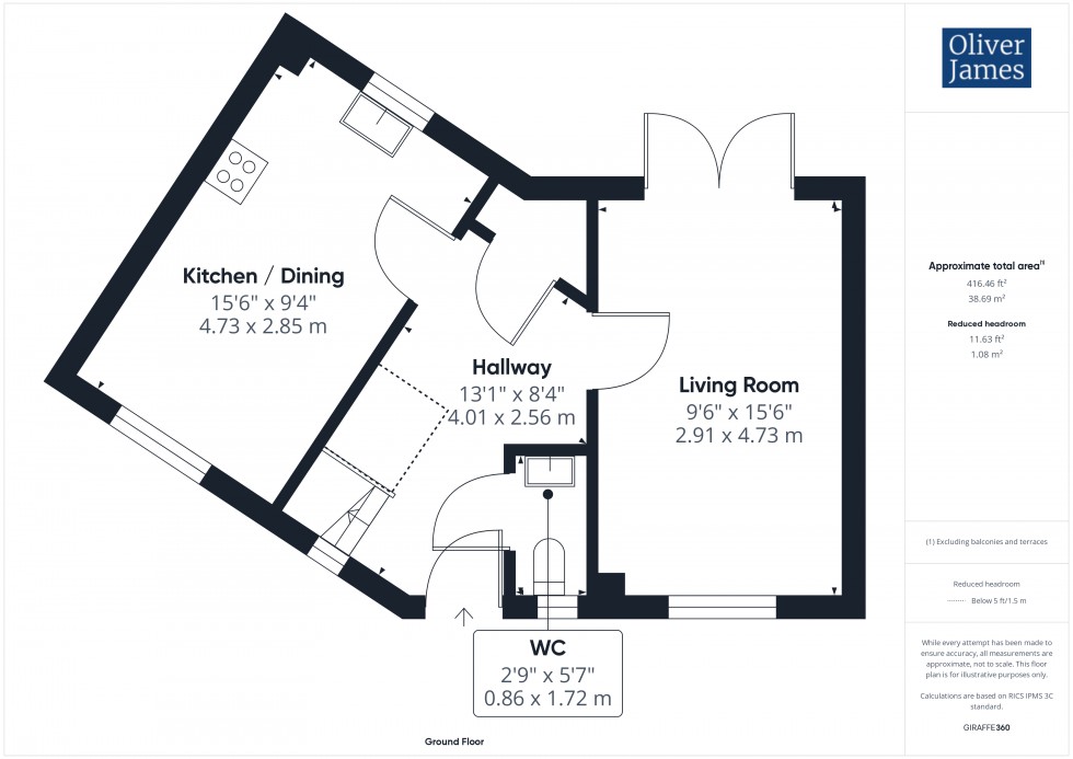 Floorplan for Waterland, St. Neots, PE19