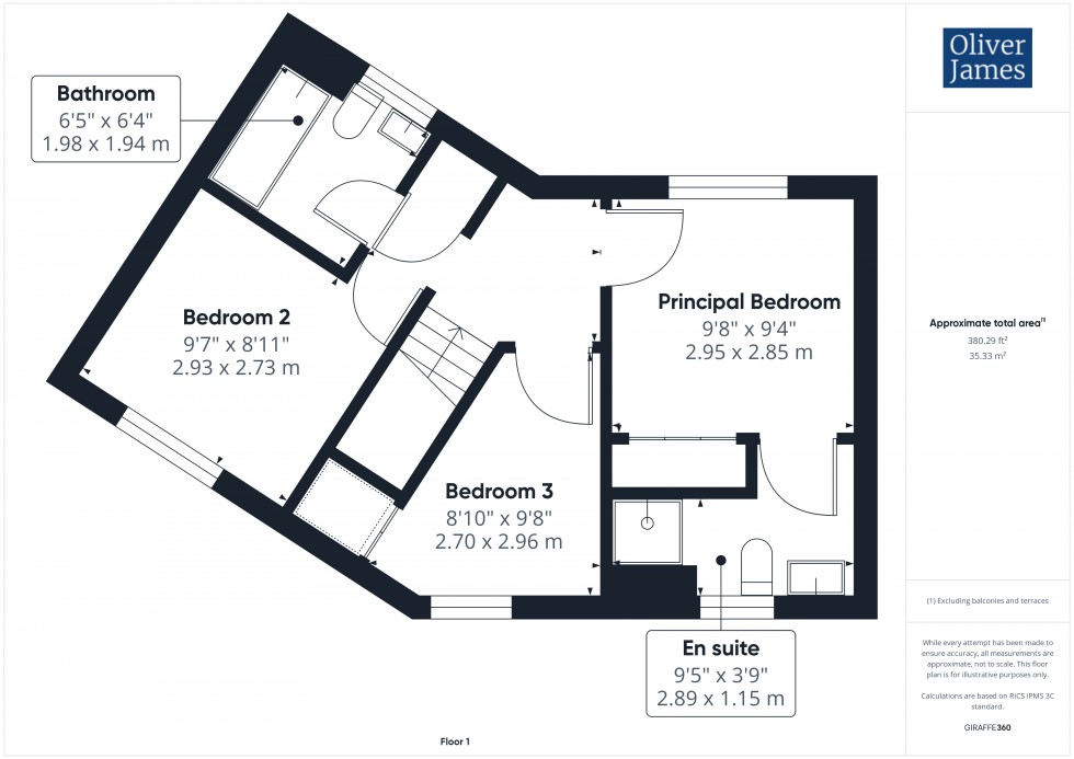 Floorplan for Waterland, St. Neots, PE19