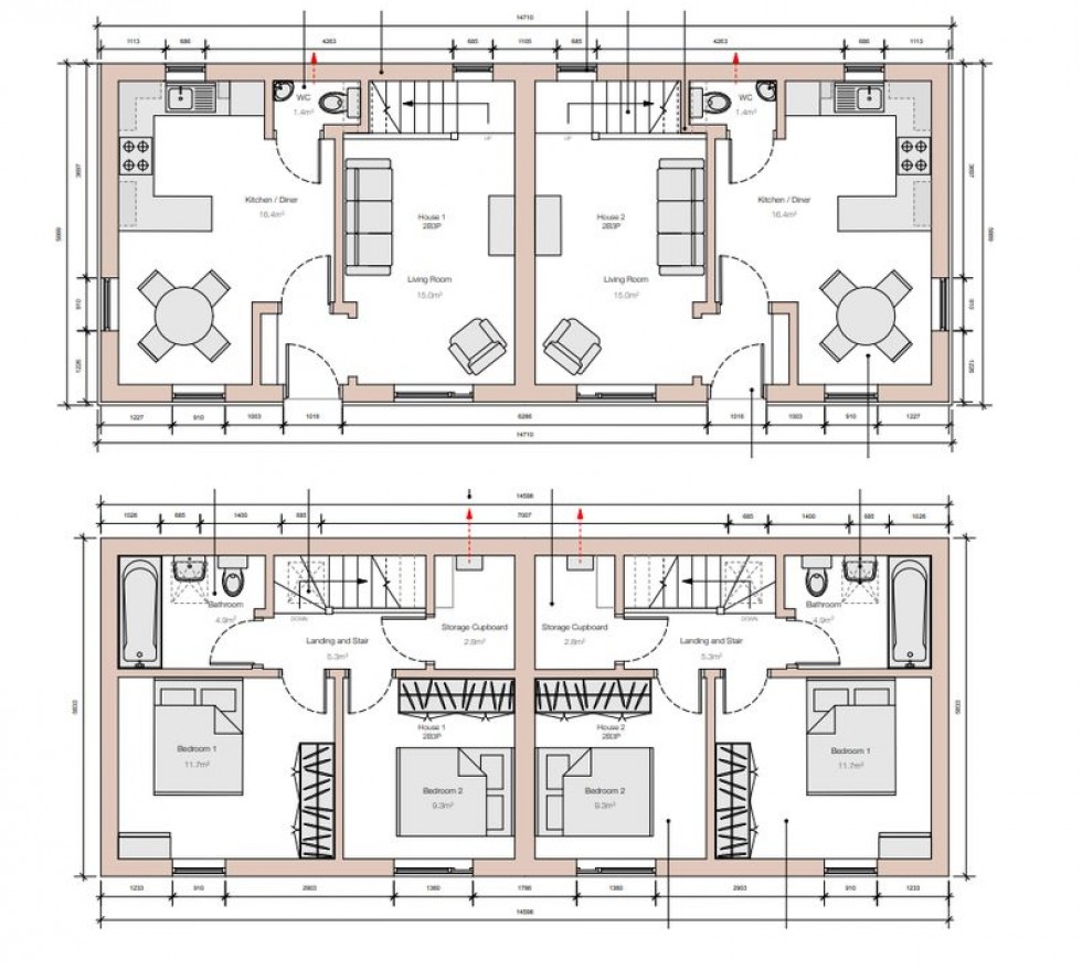 Floorplan for High Street, Cambridgeshire, PE29