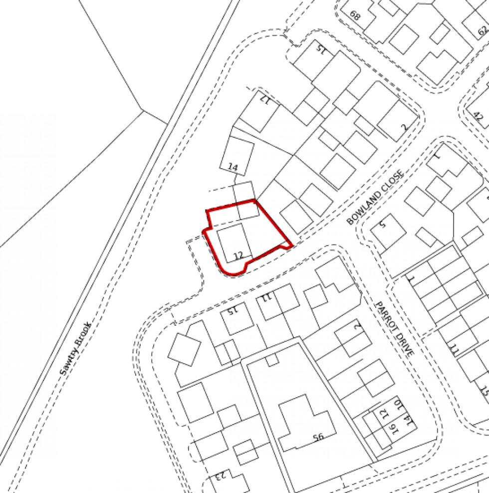 Floorplan for Bowland Close, Sawtry, PE28