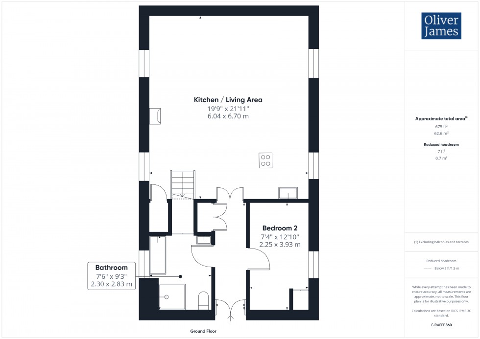Floorplan for Causeway Road, Broughton, PE28