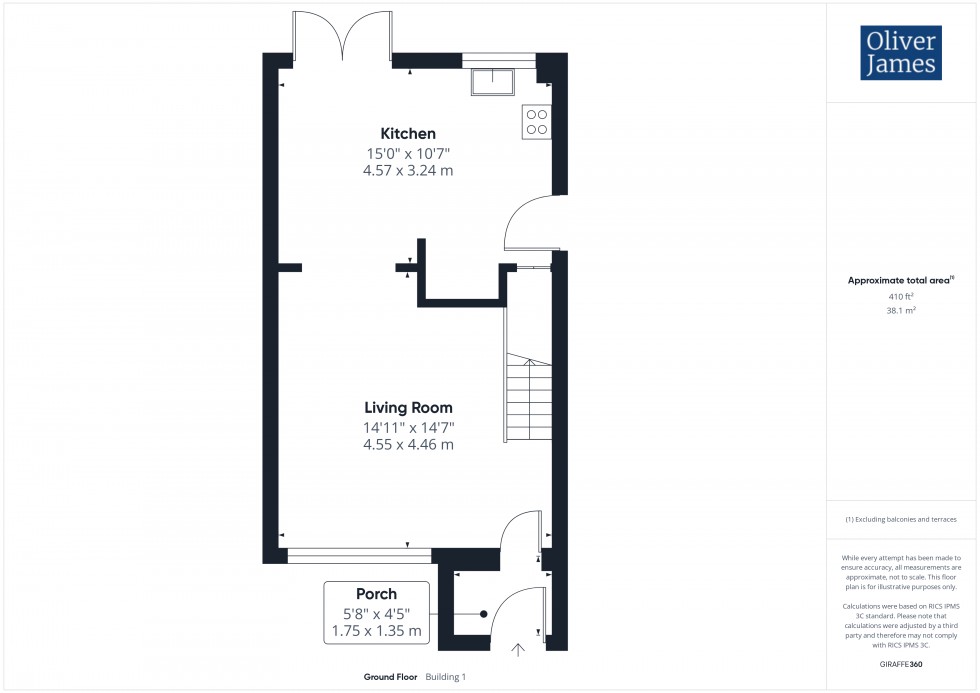 Floorplan for Shawley Road, Sawtry, PE28