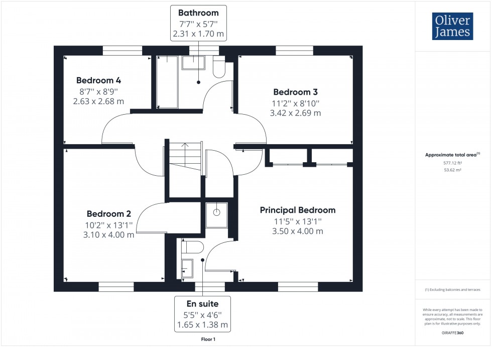 Floorplan for Rowell Way, Sawtry, PE28