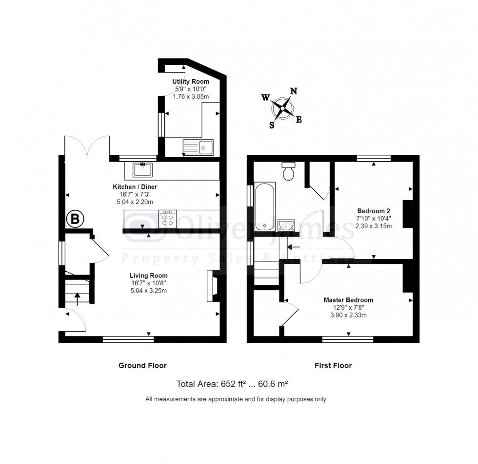 Floorplan for Chapel Lane, Wimblington, March.