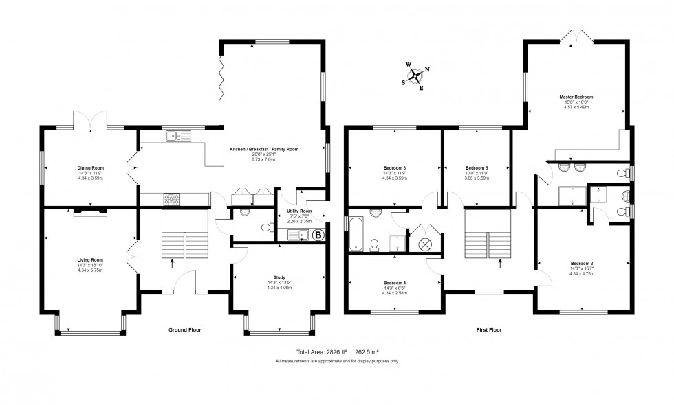 Floorplan for Bury Road, Ramsey, Cambridgeshire