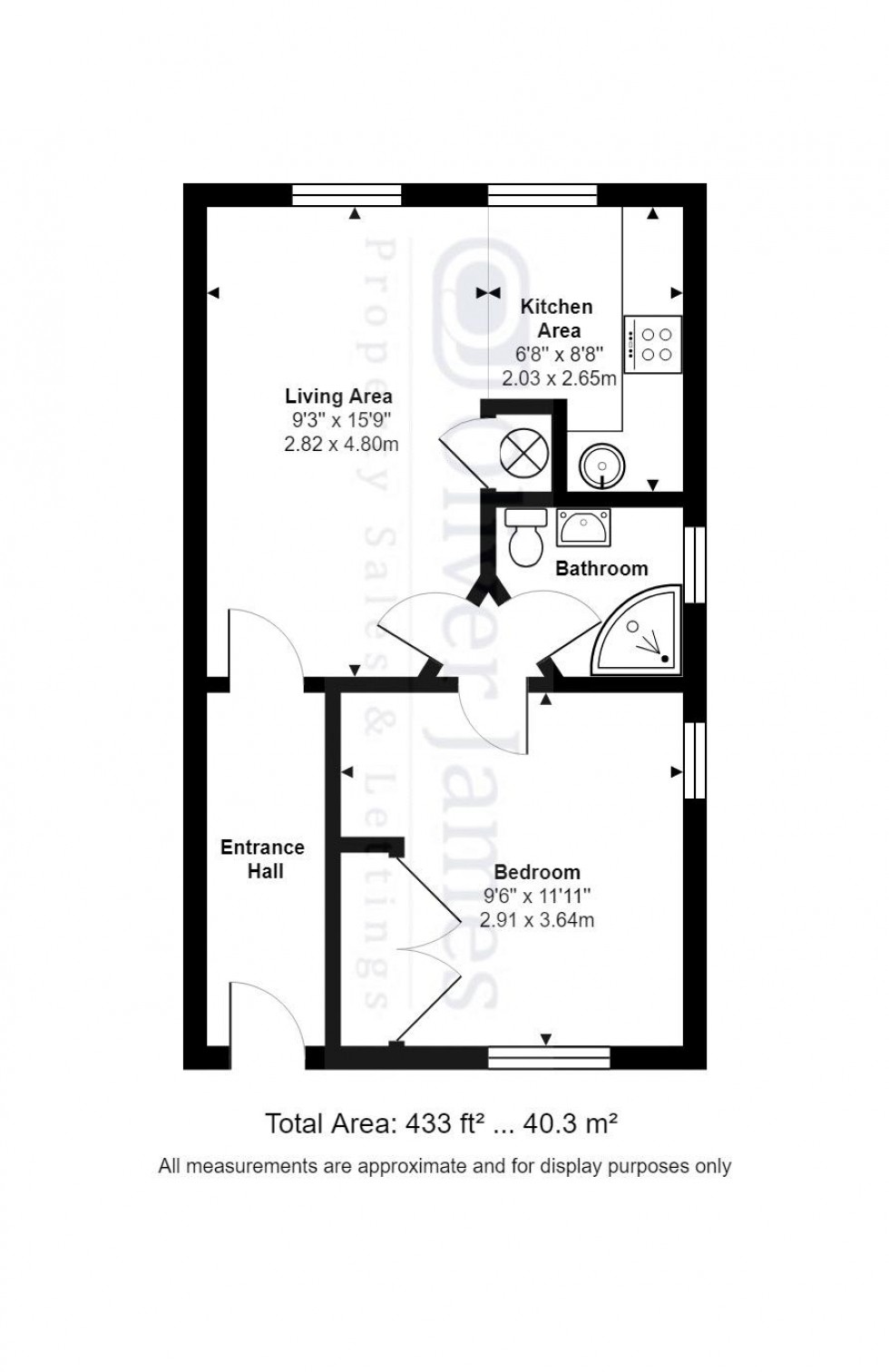Floorplan for Priory Gardens, Ambury Road South, Huntingdon