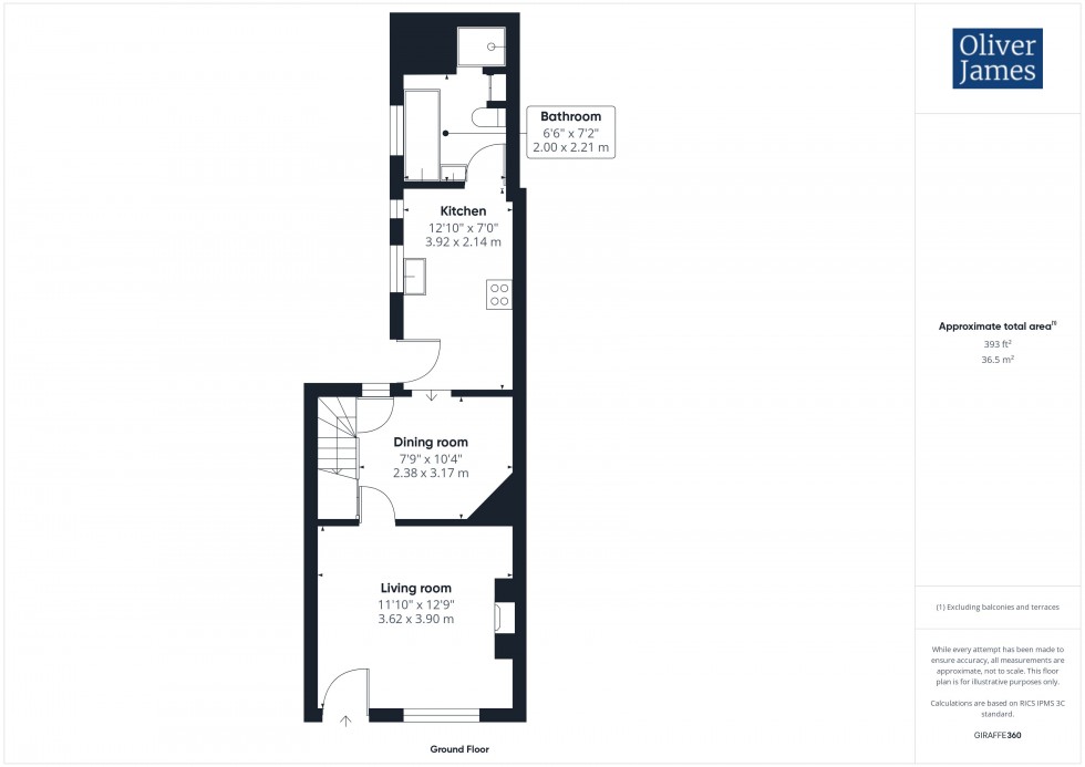 Floorplan for West Street, Huntingdon, PE29