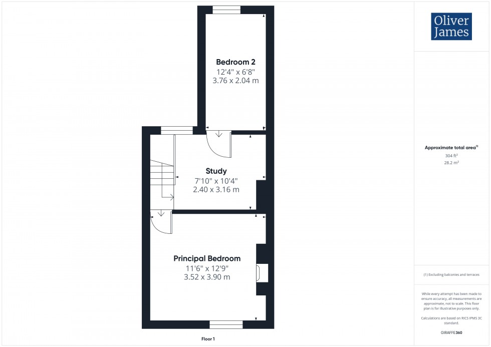 Floorplan for West Street, Huntingdon, PE29