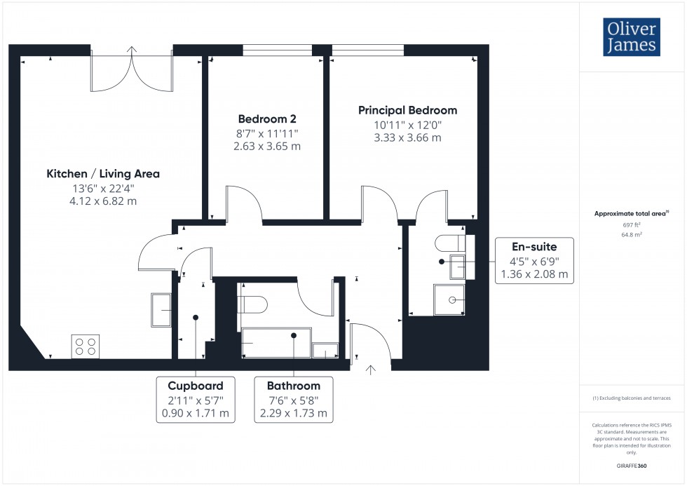 Floorplan for Princes Street, Huntingdon, PE29