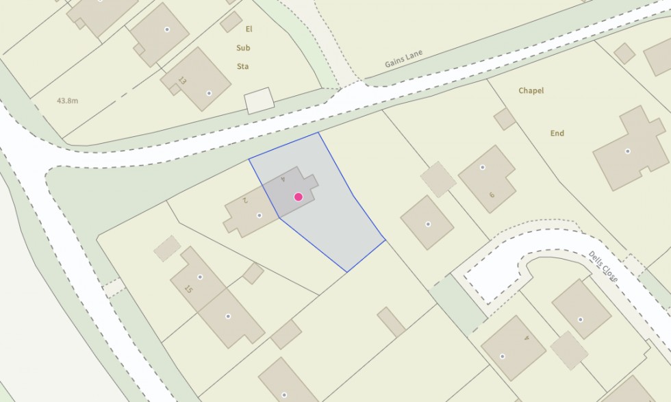 Floorplan for Gains Lane, Great Gidding, PE28