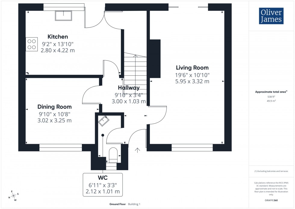 Floorplan for Beaumaris Road, Sawtry, PE28