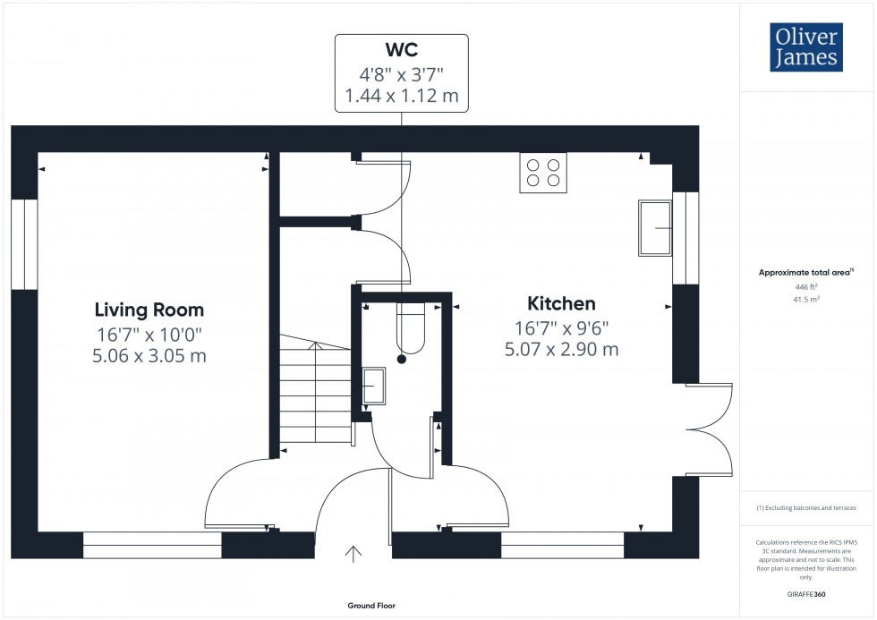 Floorplan for Wheatstone Road, Huntingdon, PE29