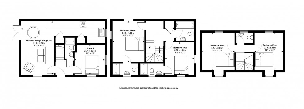 Floorplan for Robertson Way, Sapley, Huntingdon