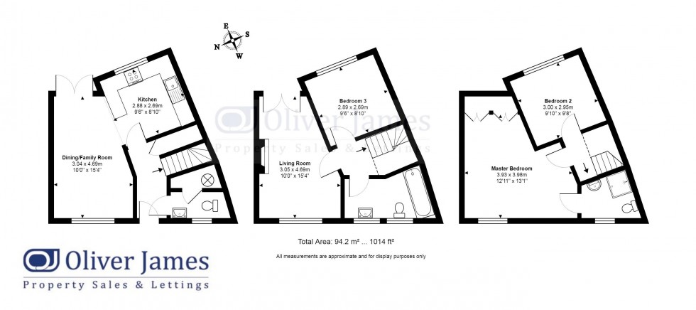 Floorplan for Christie Drive, Hinchingbrooke Park, Huntingdon.