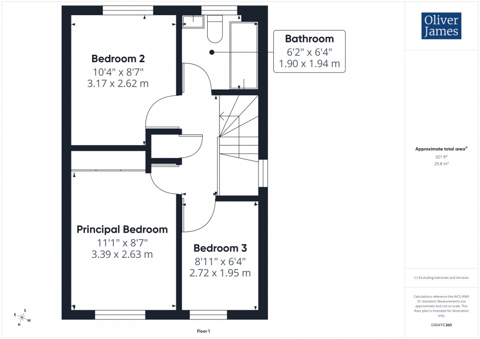 Floorplan for Orthwaite, Huntingdon, PE29