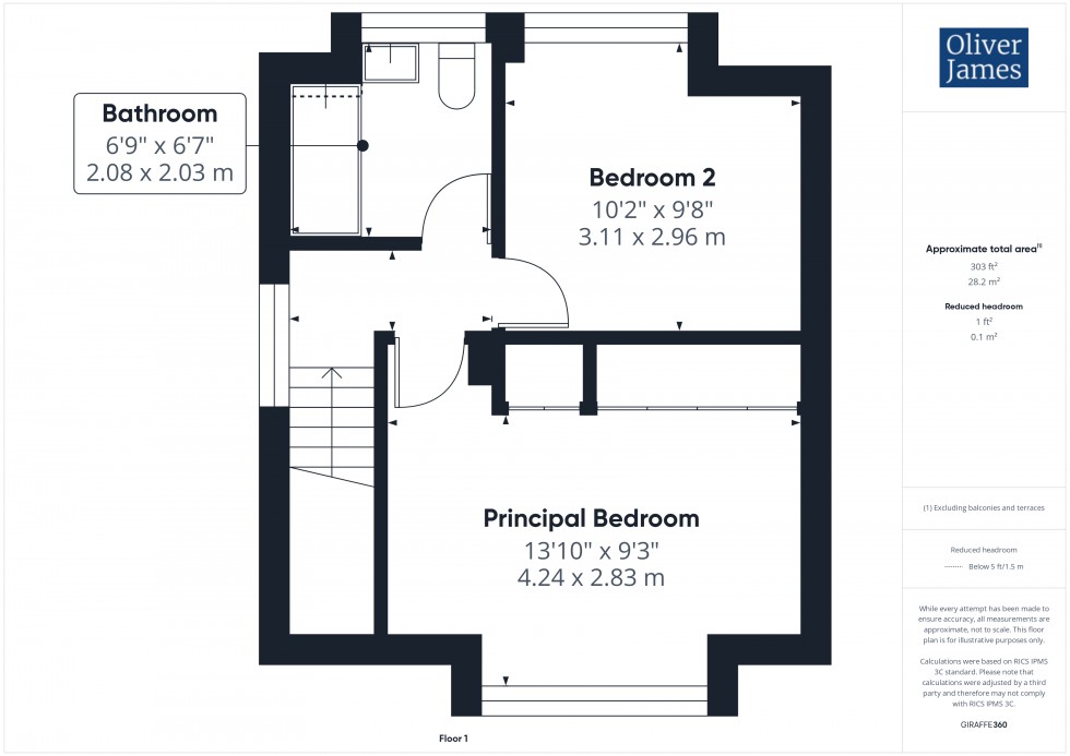 Floorplan for Manor Drive, Sawtry, PE28