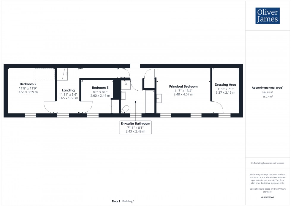 Floorplan for Church Walk, Great Stukeley, PE28