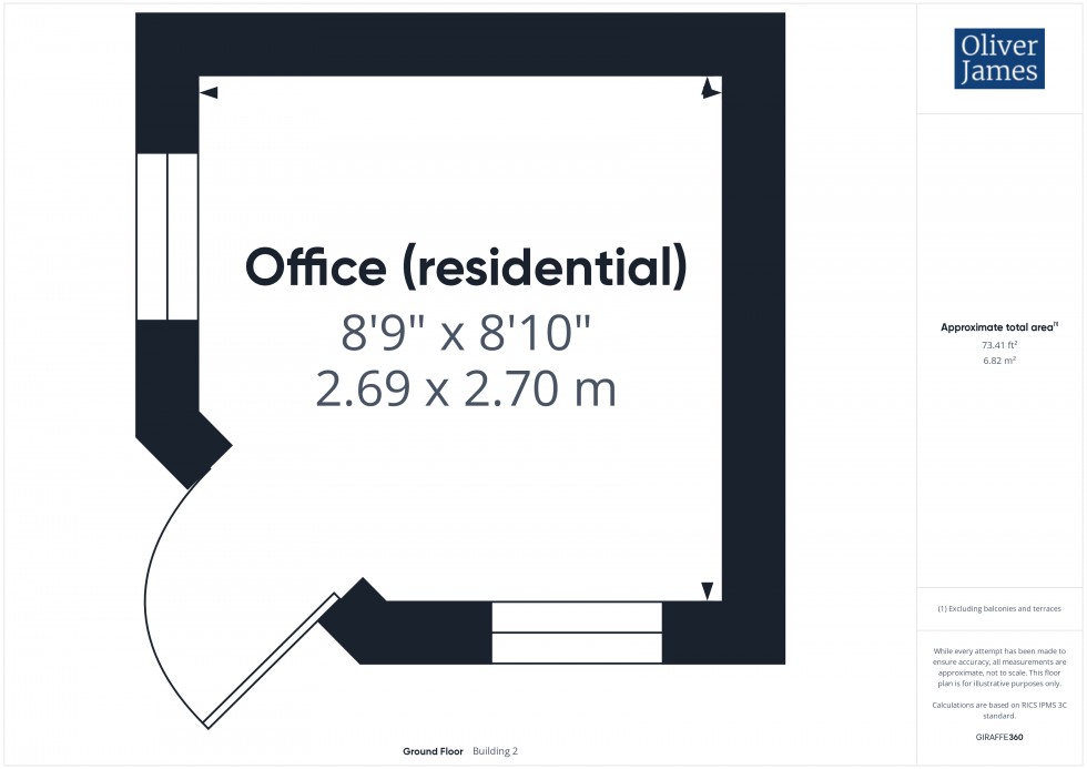 Floorplan for Church Walk, Great Stukeley, PE28