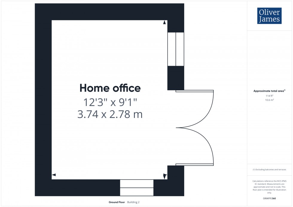 Floorplan for Chestnut Close, Sawtry, PE28
