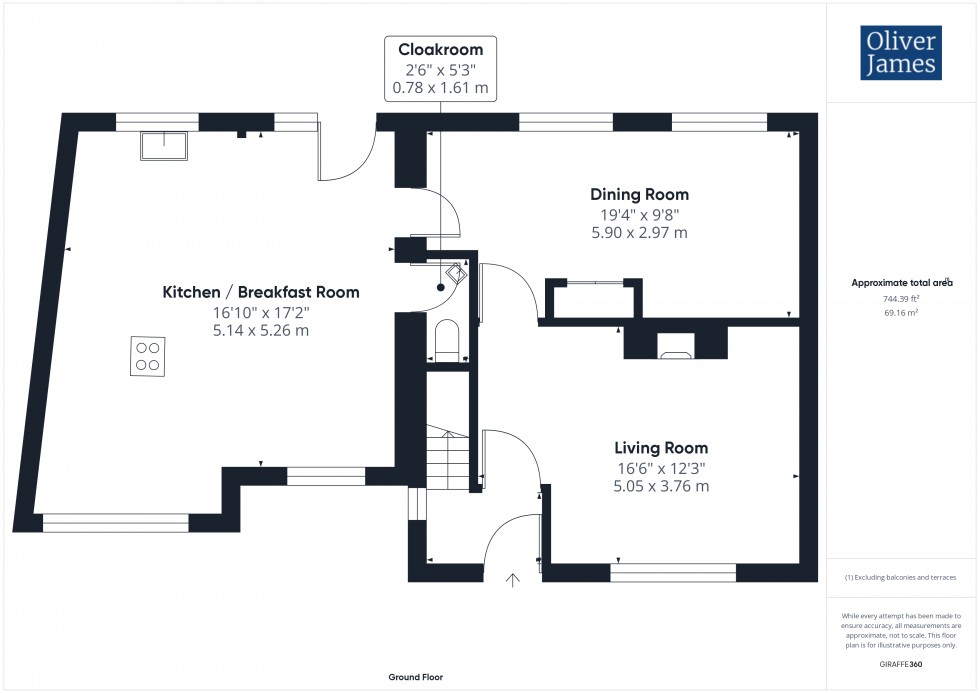 Floorplan for Beville, Woodwalton, PE28