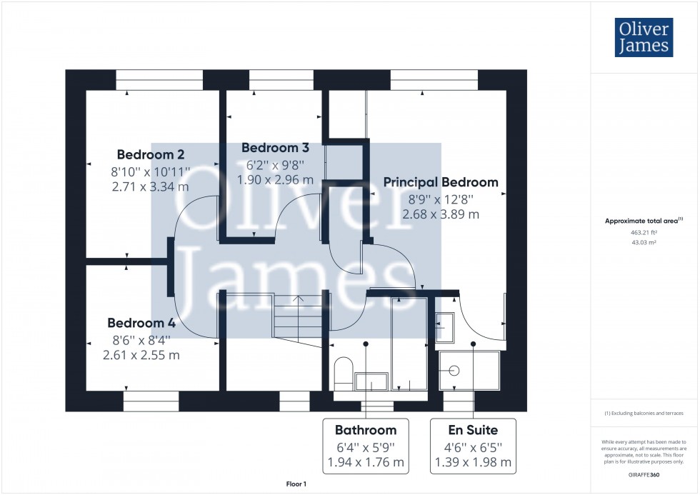 Floorplan for The Briars, Sawtry, PE28