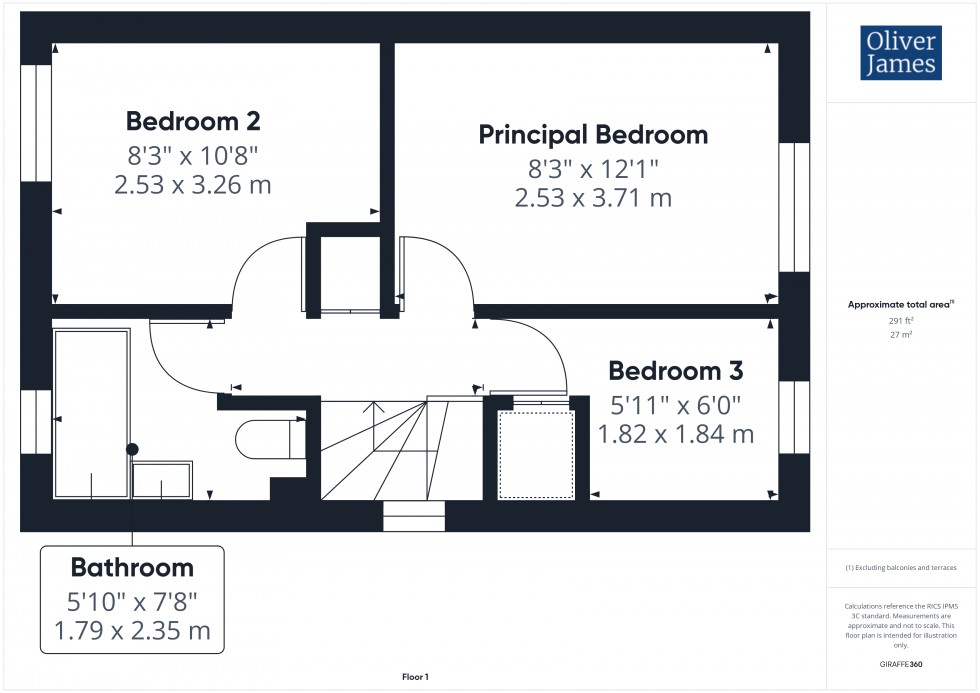 Floorplan for Ashton Gardens, Huntingdon, PE29