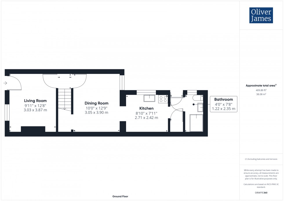 Floorplan for East Street, Huntingdon, PE29