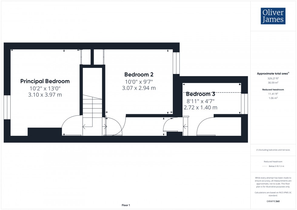 Floorplan for East Street, Huntingdon, PE29