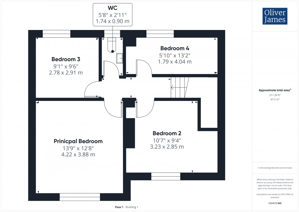 Floorplan for Sapley Road, Hartford, PE29