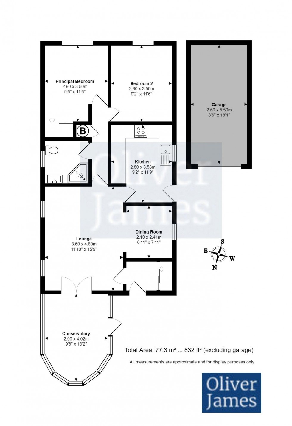 Floorplan for Chestnut Close, Sawtry, PE28